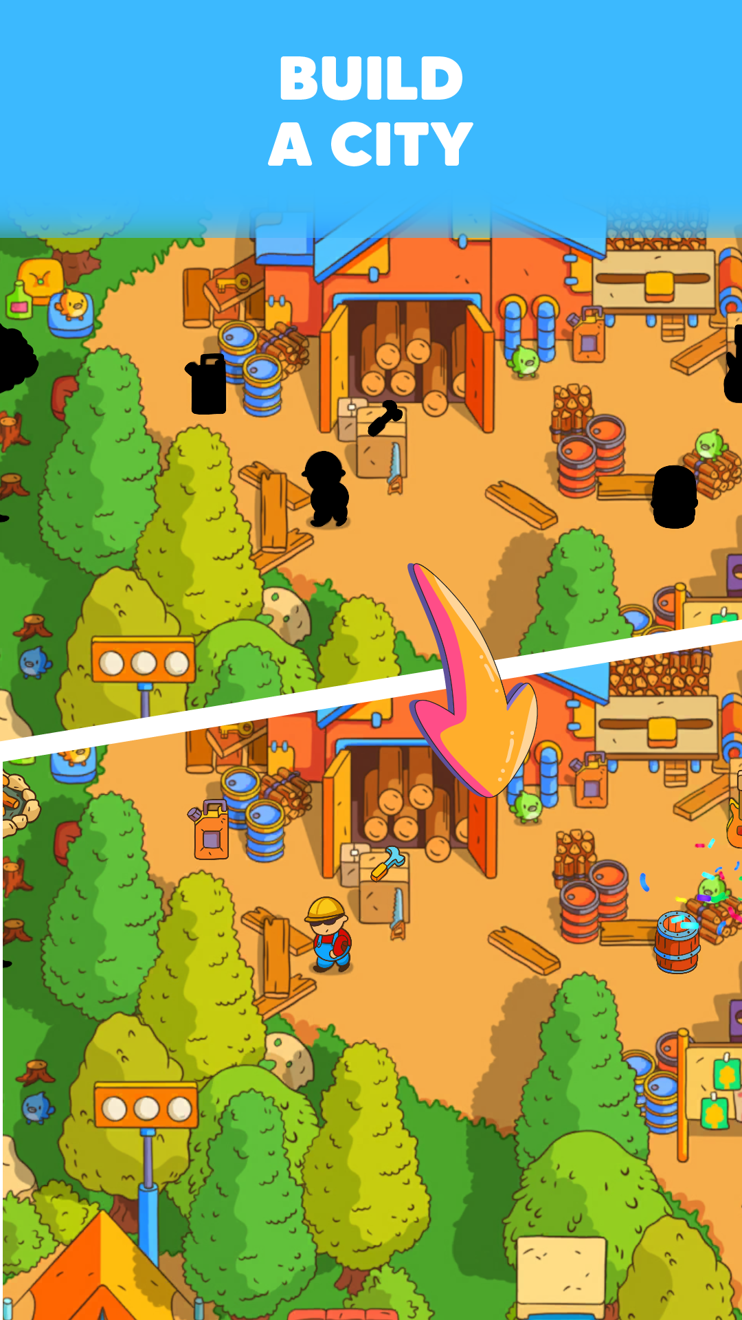 Sticker Builder Game Screenshot
