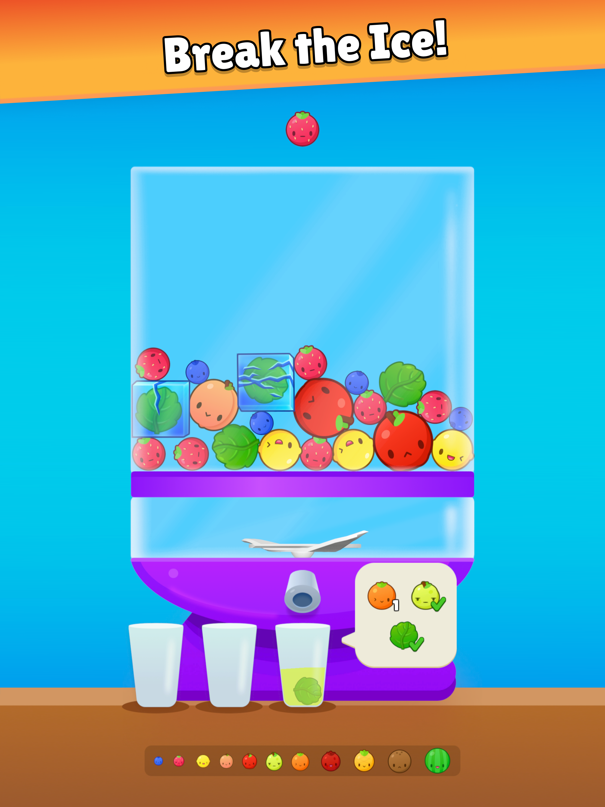 Cocktail Merge Game Screenshot