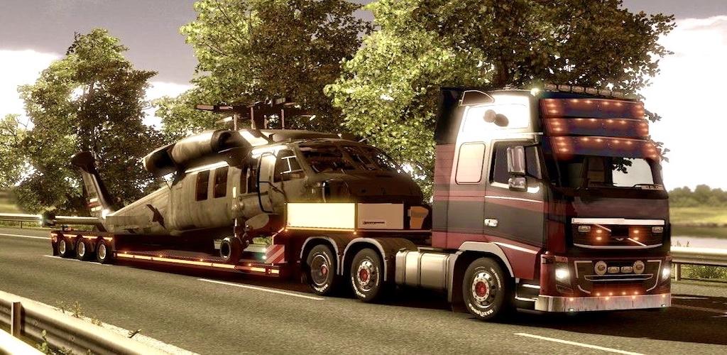 Jogos de simulador de caminhão de carga 3d versão móvel andróide