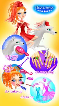 Скриншот игры Magic Princess Makeover