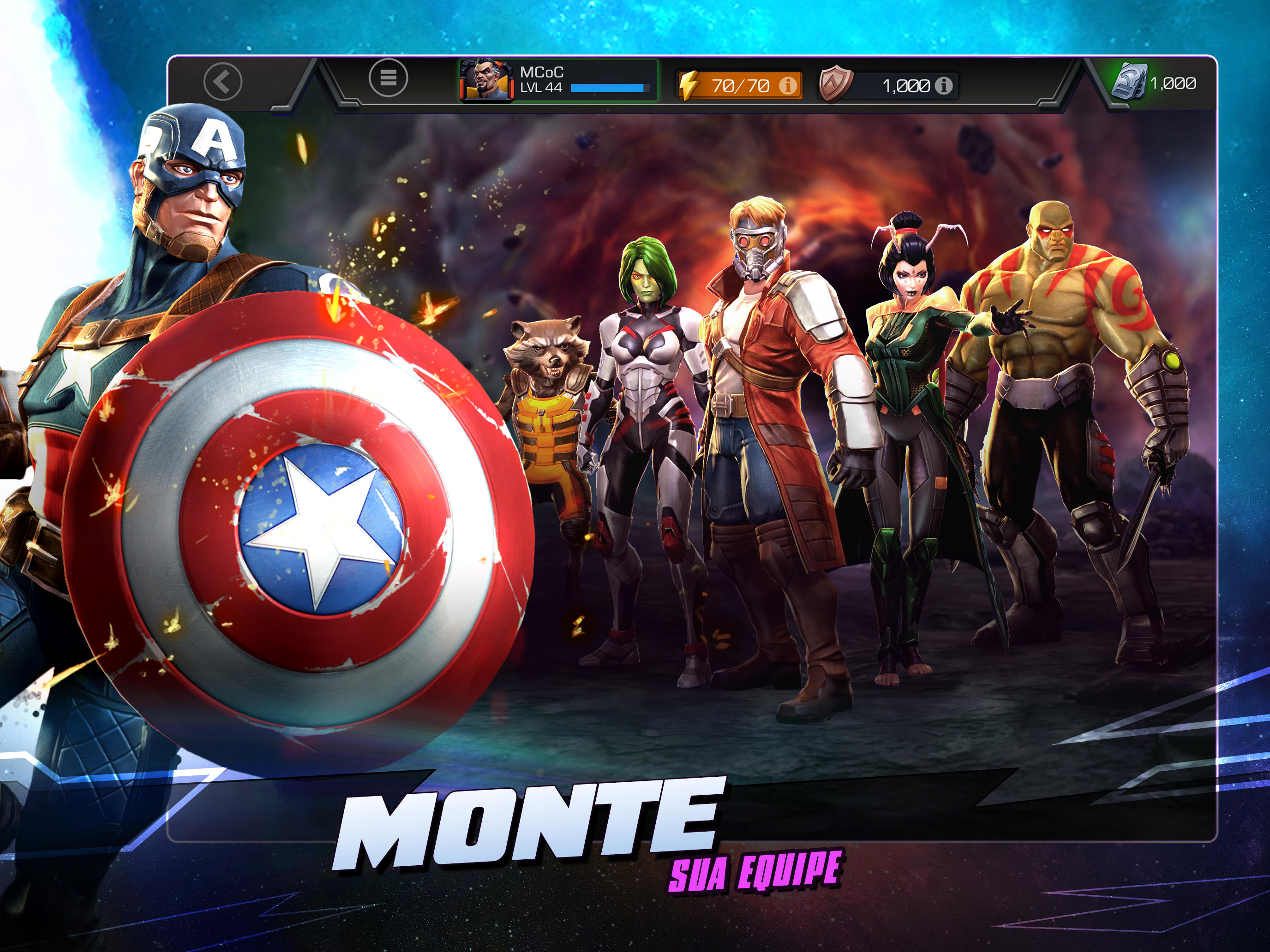 Captura de Tela do Jogo Marvel Torneio de Campeões