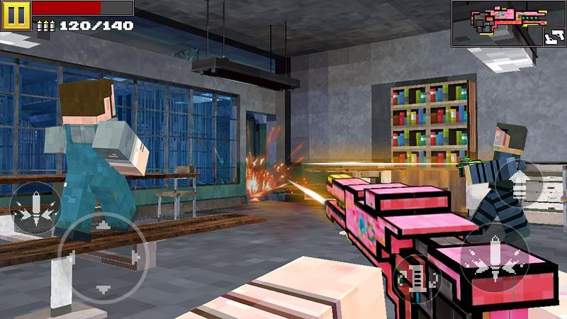 Pixel Shooting 3D Game Screenshot