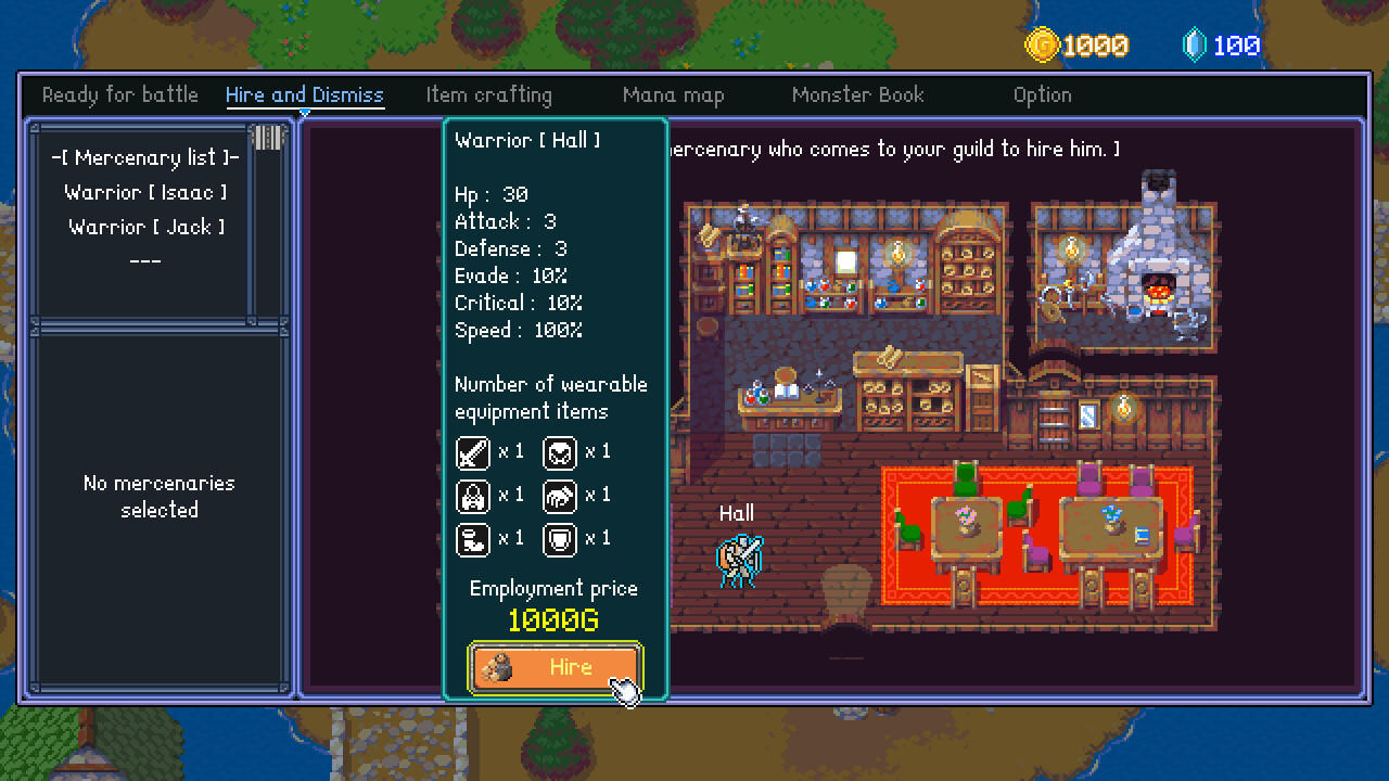 Backpacker Guild screenshot game