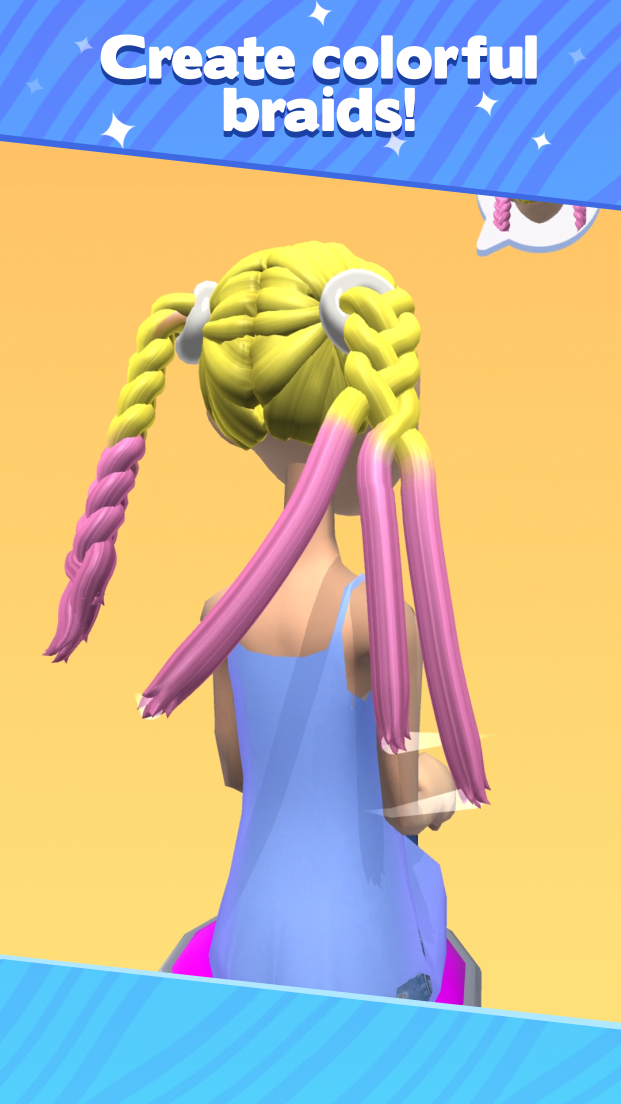 Braid Salon Game Screenshot