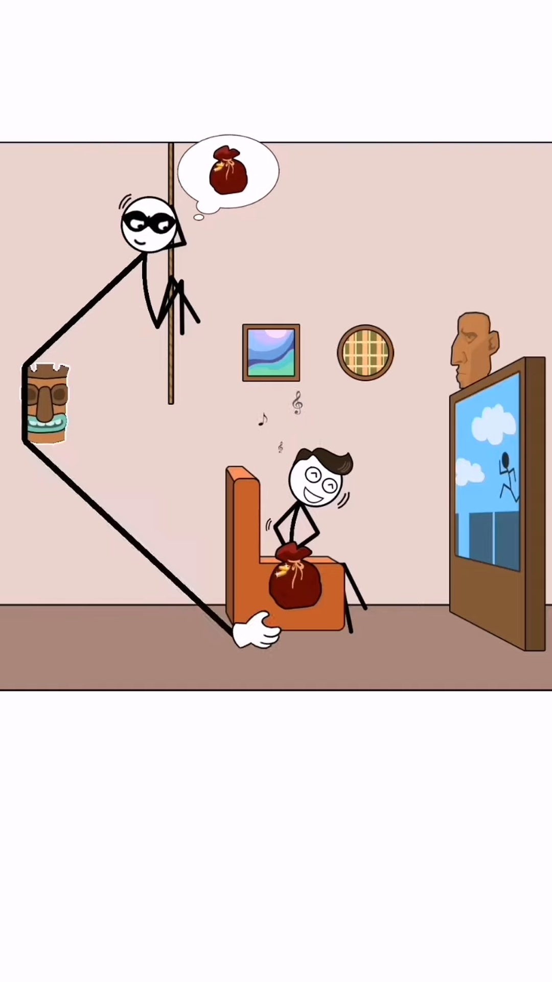 Screenshot of Thief Puzzle: Nimble Stickman