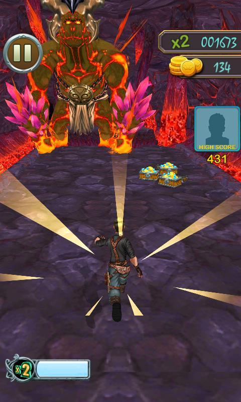 Temple Castle Run Game Screenshot