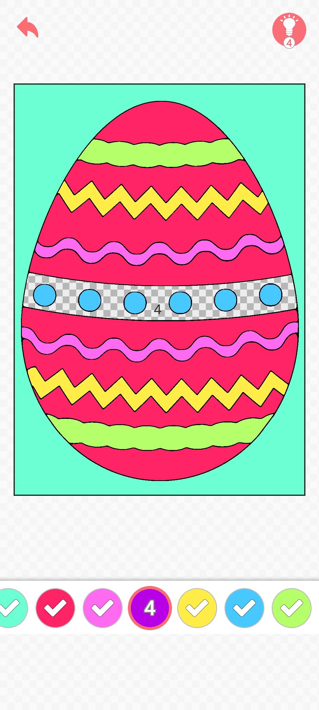 Screenshot of ASMR Number Paint Colour Art