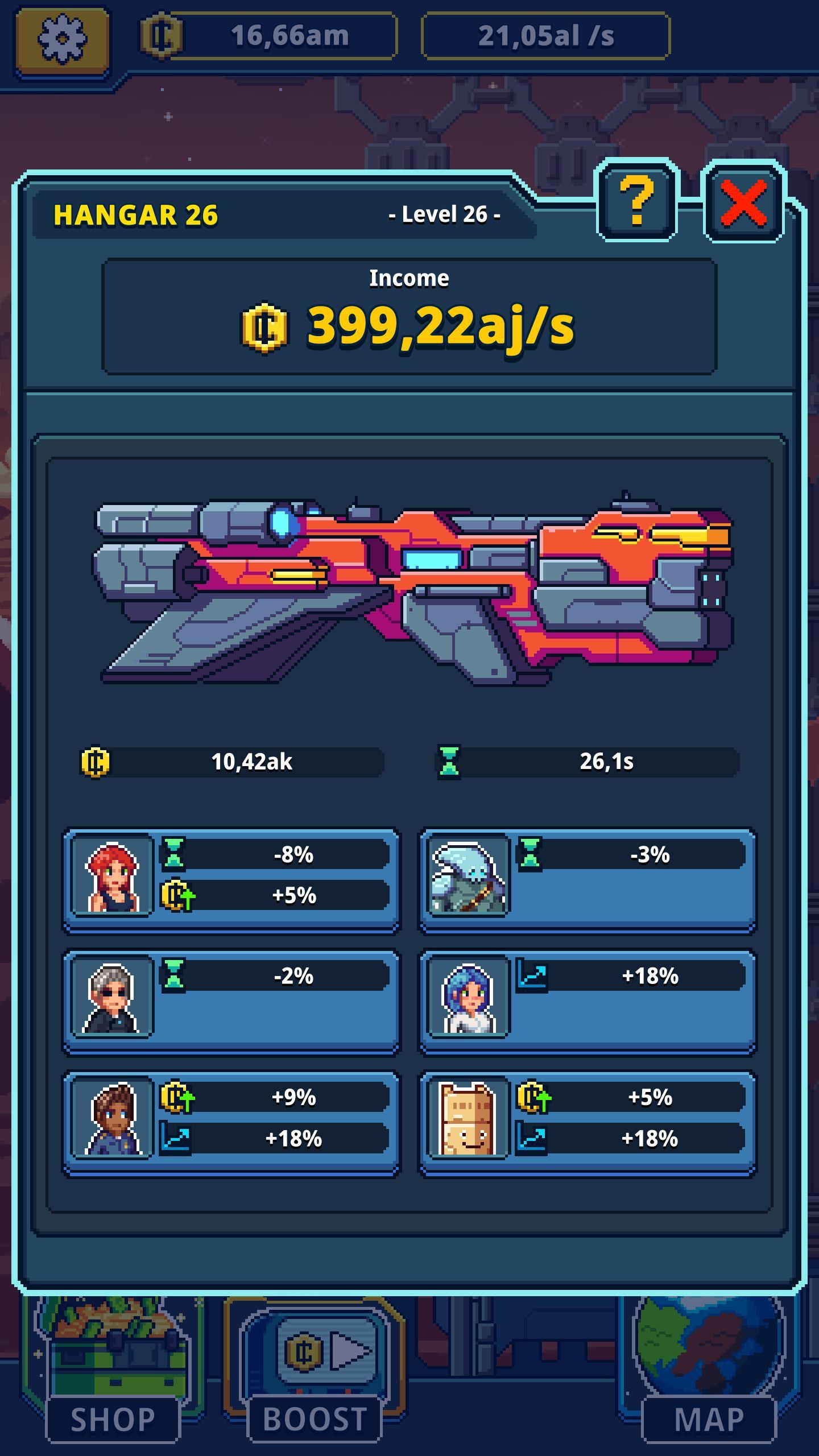 Idle Space Manager Game Screenshot
