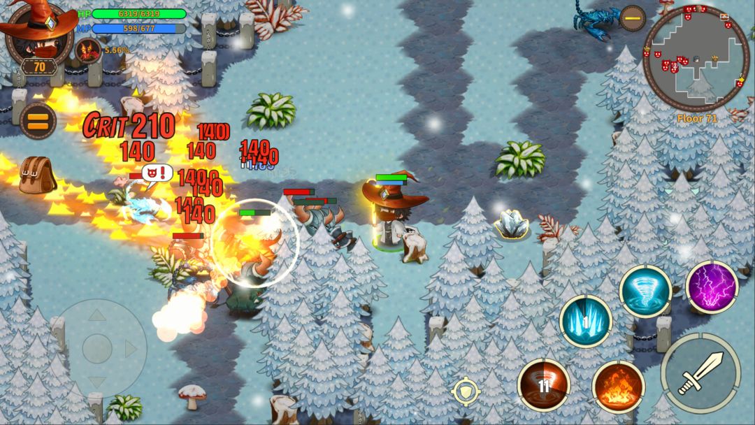 Screenshot of Mushroom Knight