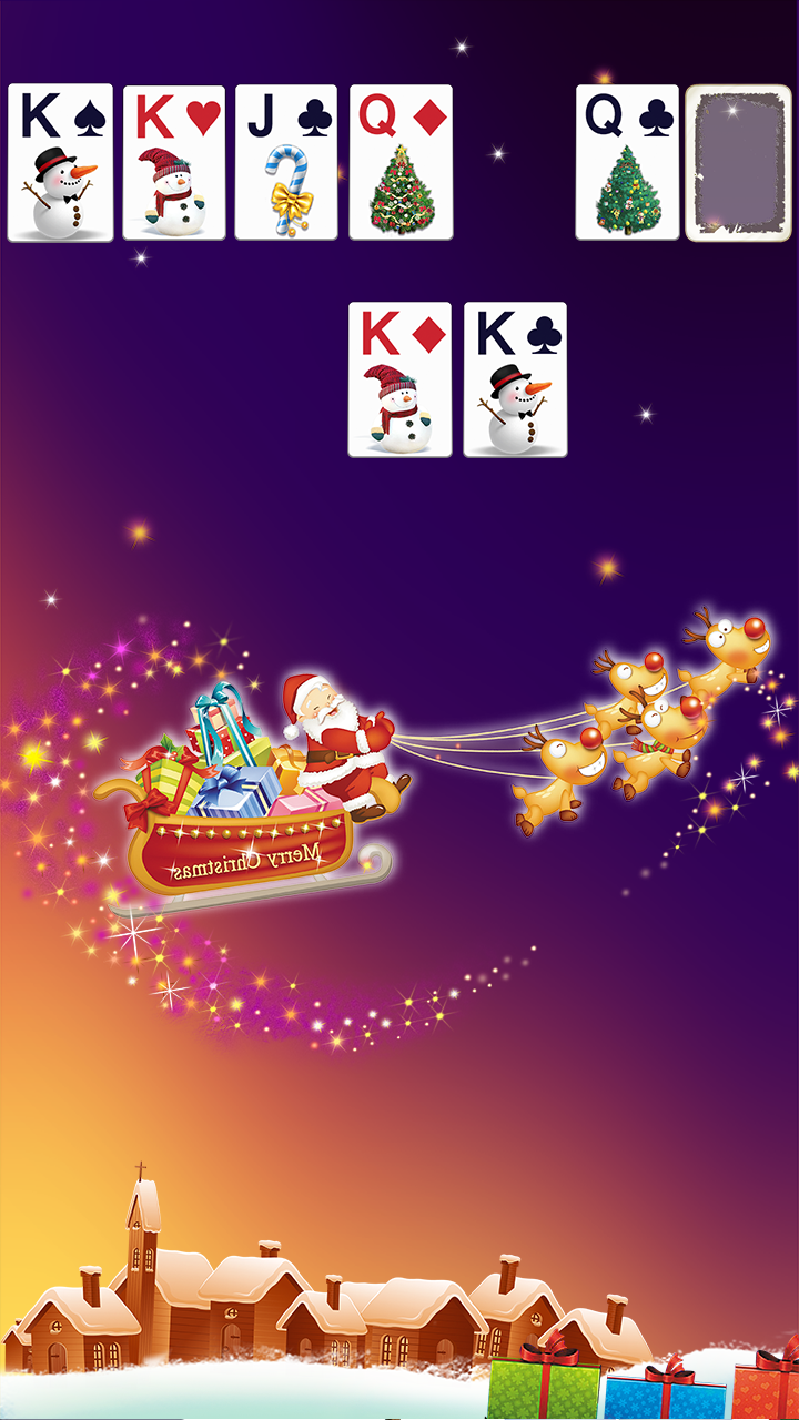 Screenshot of Solitaire Theme 🎅