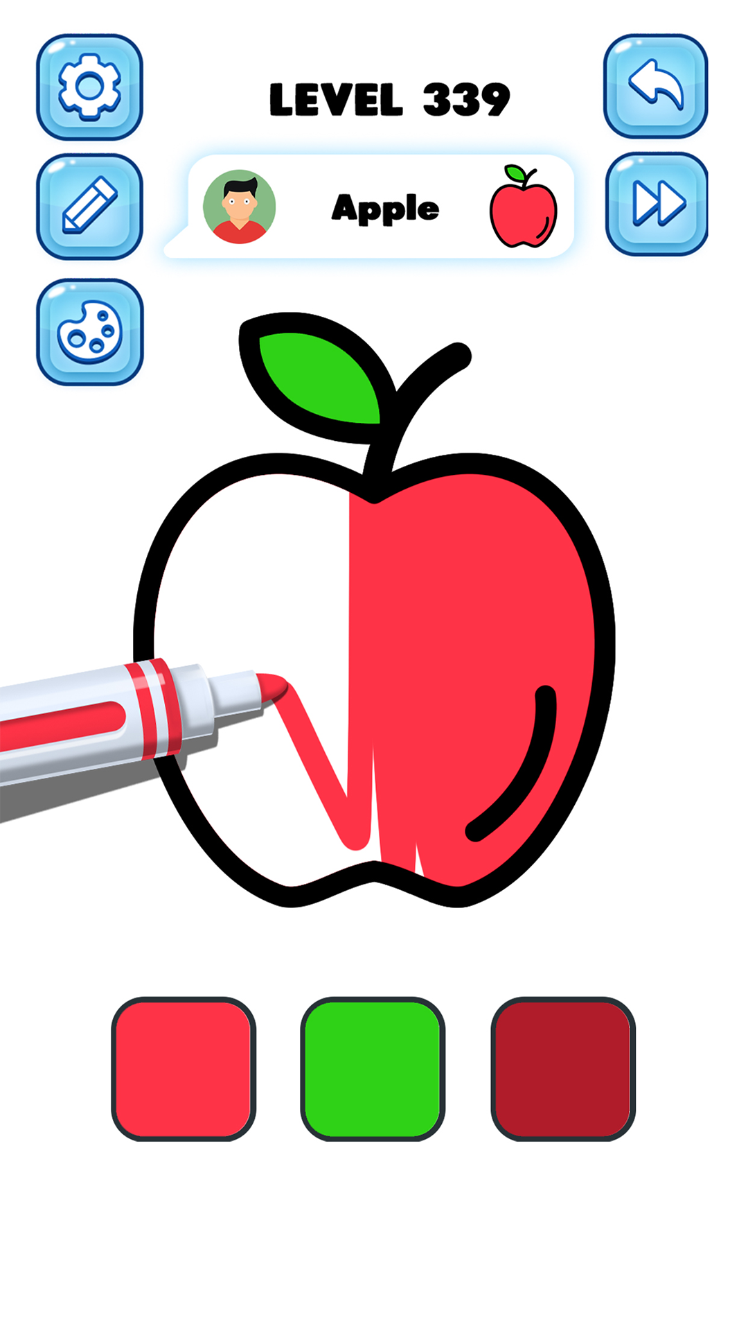 Coloring Game: Little artist Game Screenshot