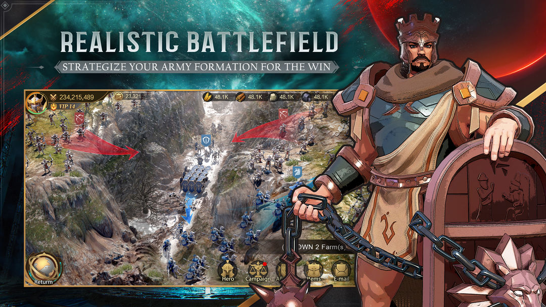 Screenshot of Land of Empires: Immortal