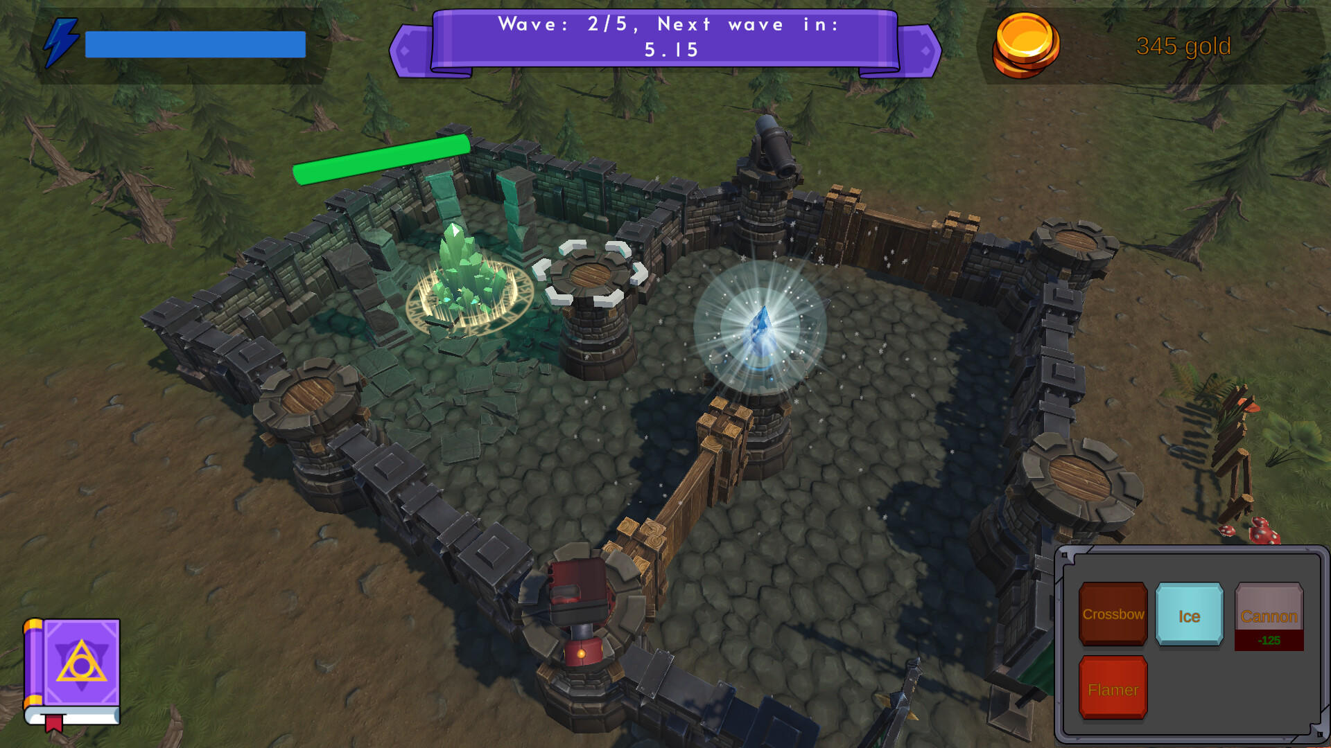 Screenshot of Defence of the Arcane Realms