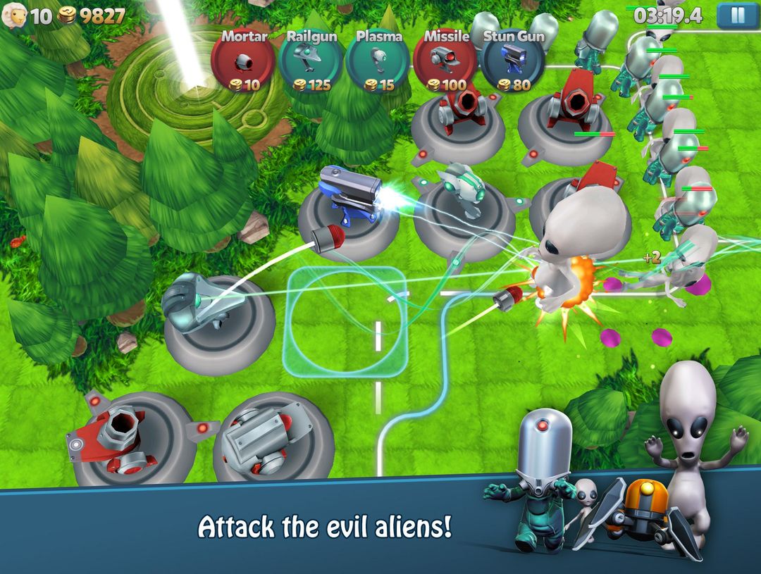 Screenshot of Tower Madness 2: 3D Defense