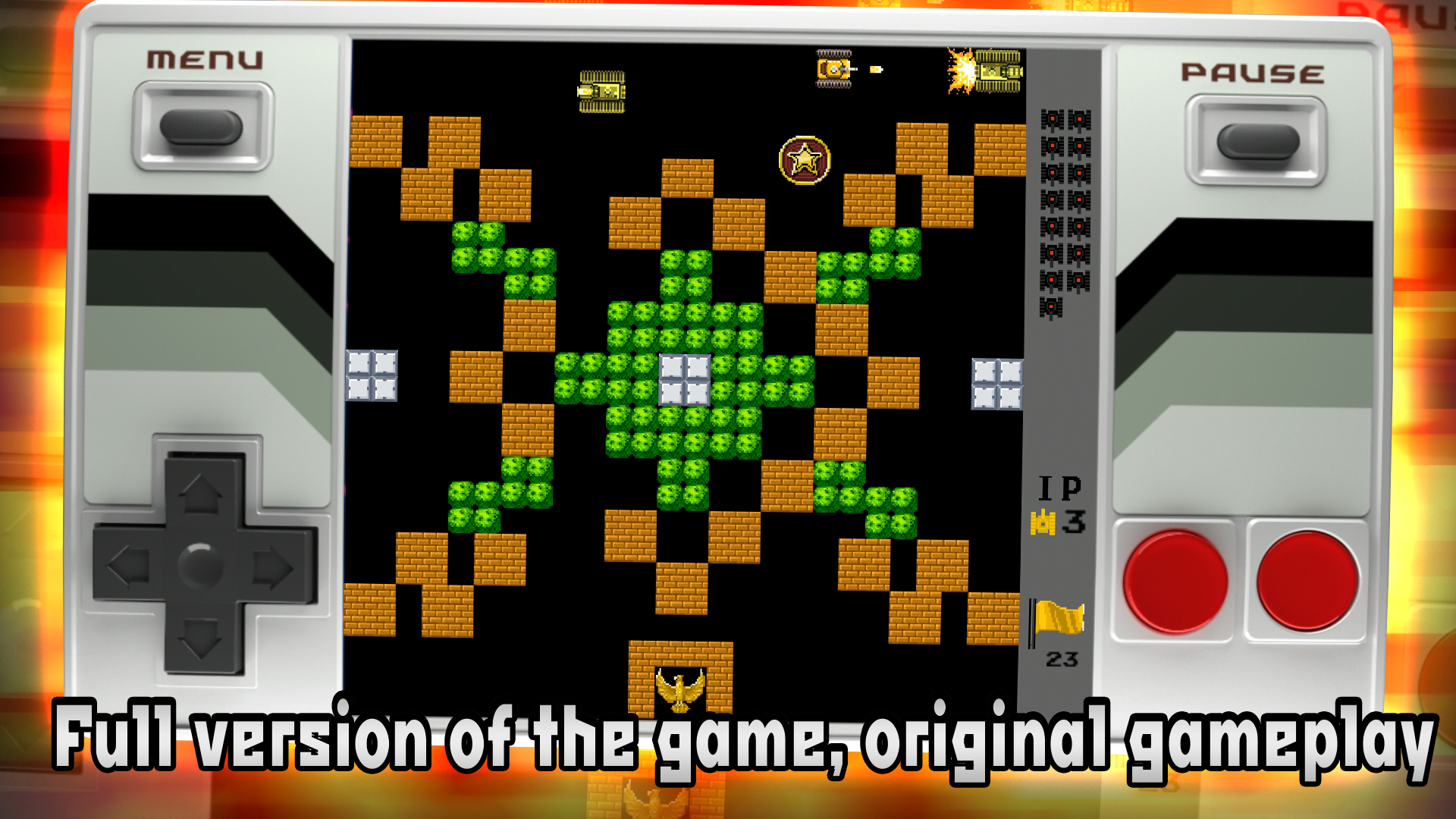 Dendy Tanks Game Screenshot