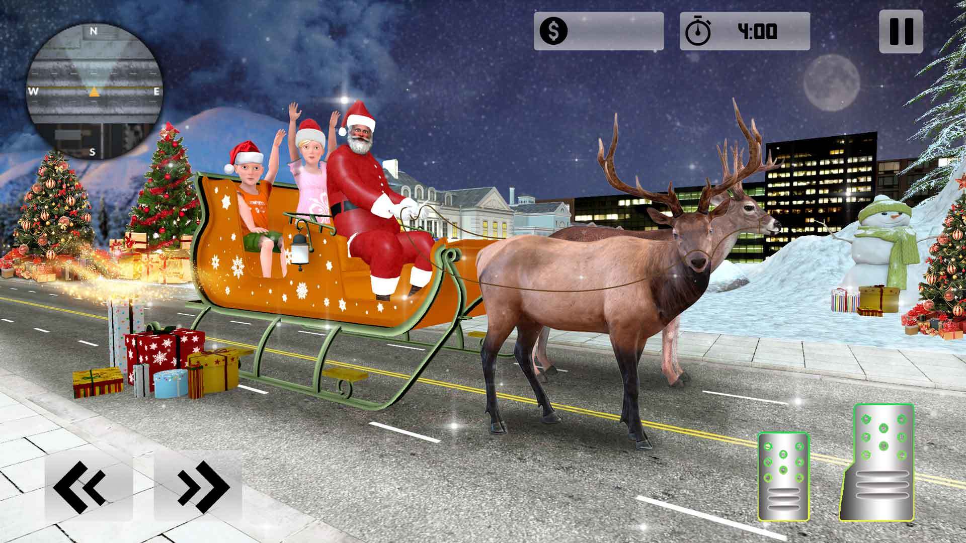 Santa Claus Gifts Delivery Cab: 4x4 Jeep Taxi Driving Christmas in the City  and Offroad Rush Driving Simulation Free game for Kids::Appstore  for Android