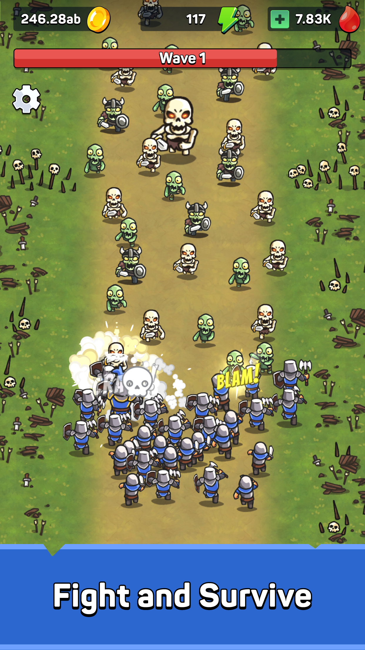 Screenshot of Chaos Legion Idle RPG