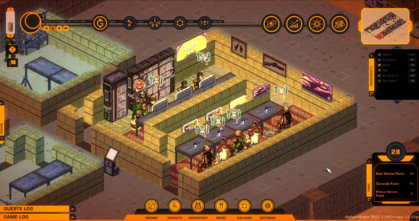 The Diner at the End of the Galaxy ภาพหน้าจอเกม