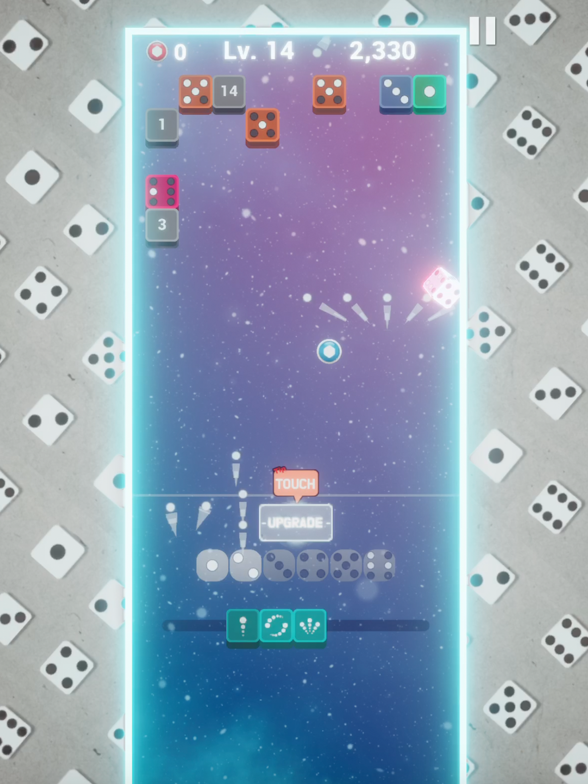 DBB  - Dice Brick Breaker Game Screenshot