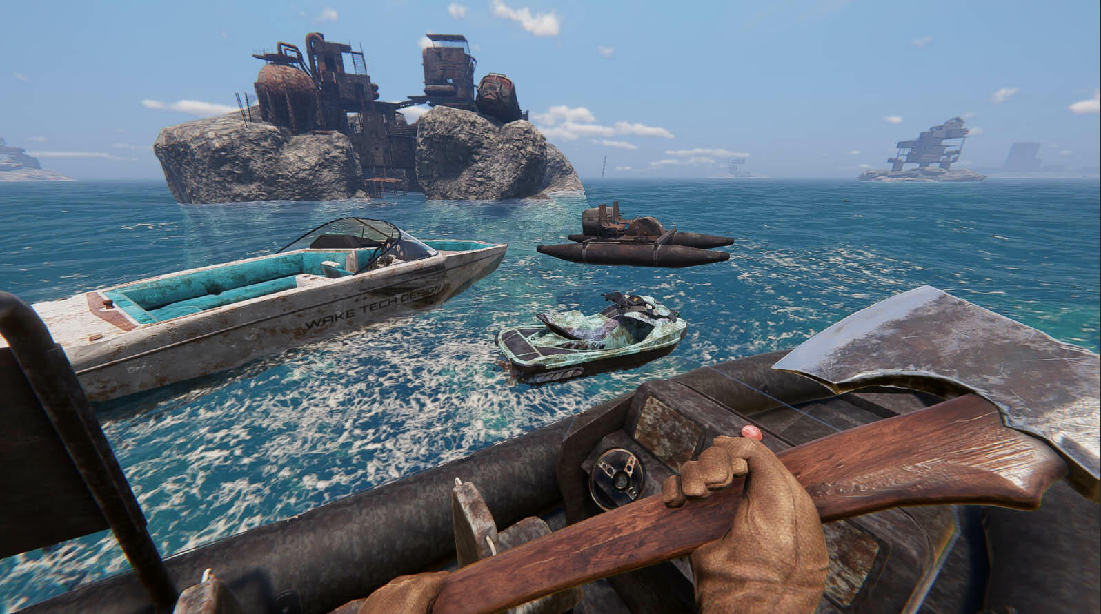 Sunkenland screenshot game