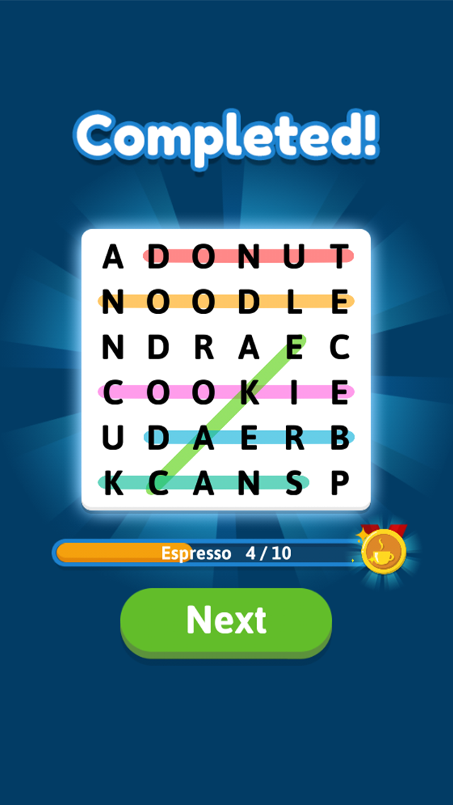 Скриншот игры Word Search: Hidden Words