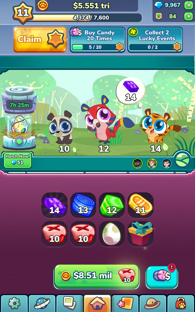 Merge Zoo screenshot game