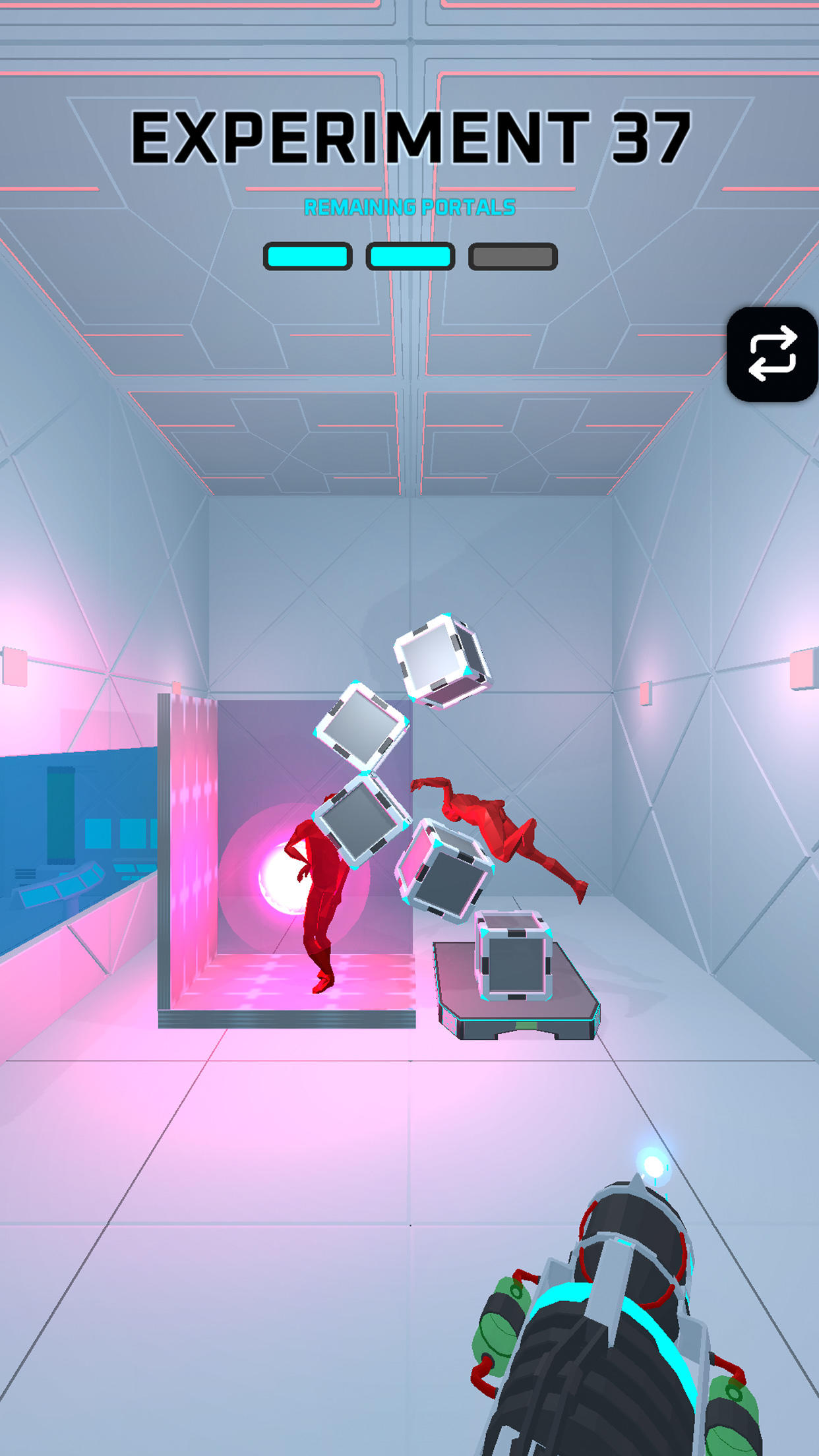 Screenshot of Portals Experiment
