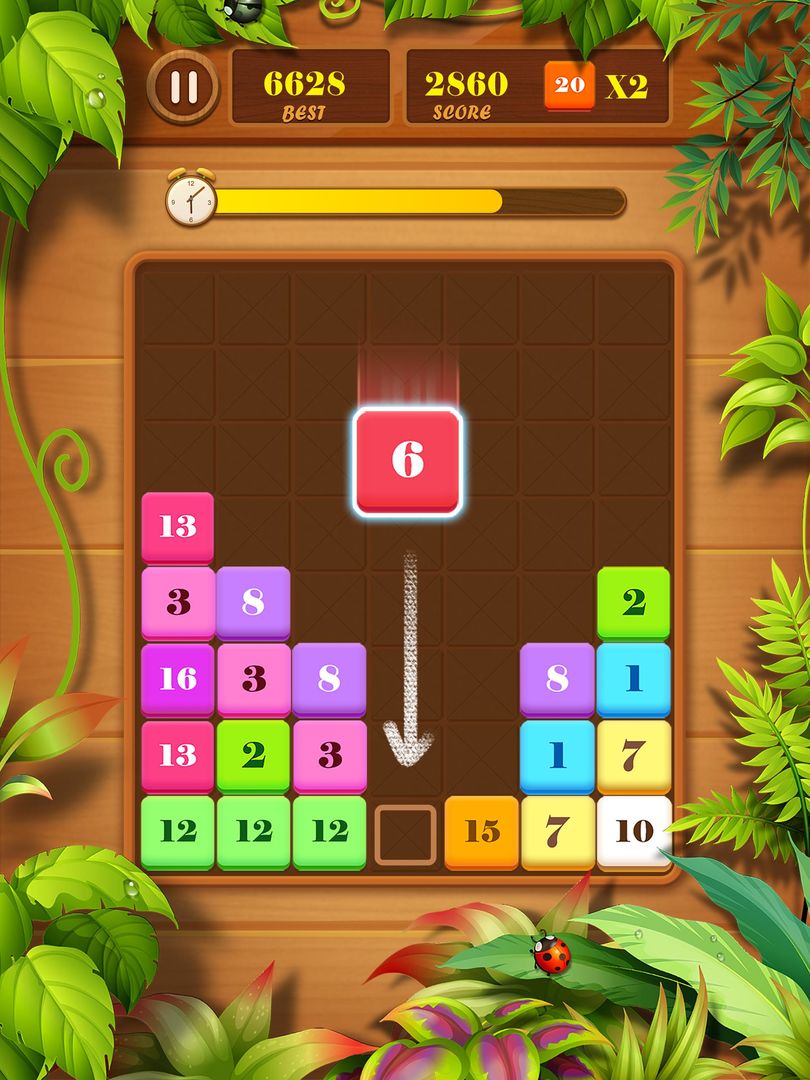 Screenshot of Drag n Merge: Block Puzzle