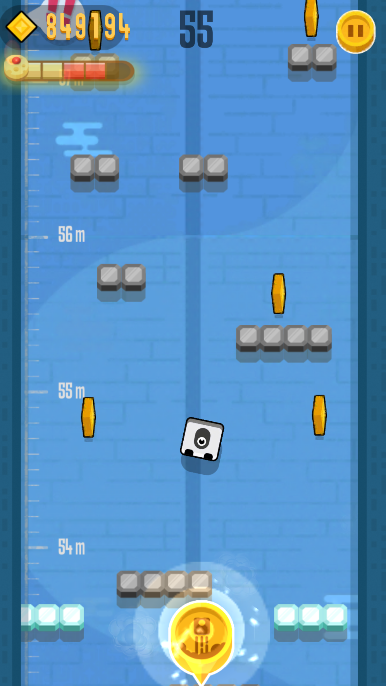 Captura de Tela do Jogo Jumping Cube