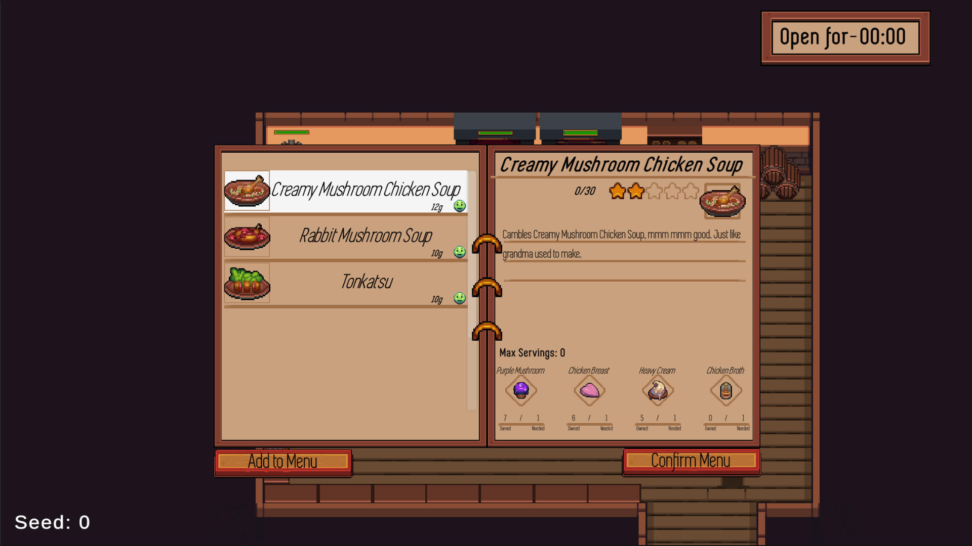 Screenshot of Dungeons and Diners
