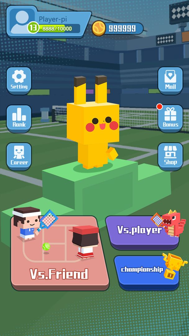 Mini Tennis screenshot game