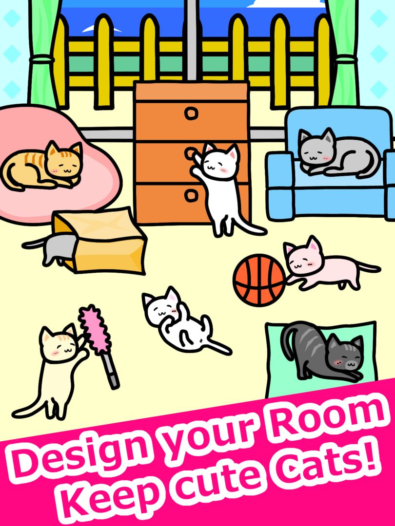 Screenshot of Life with Cats - relaxing game