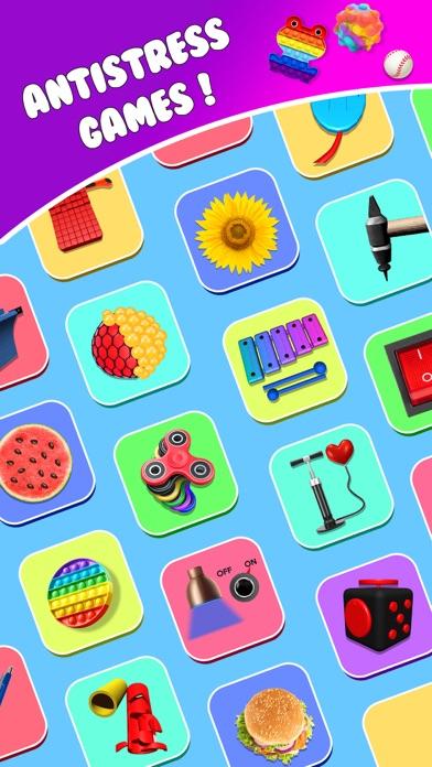 Antistress relaxing Toys Game Screenshot