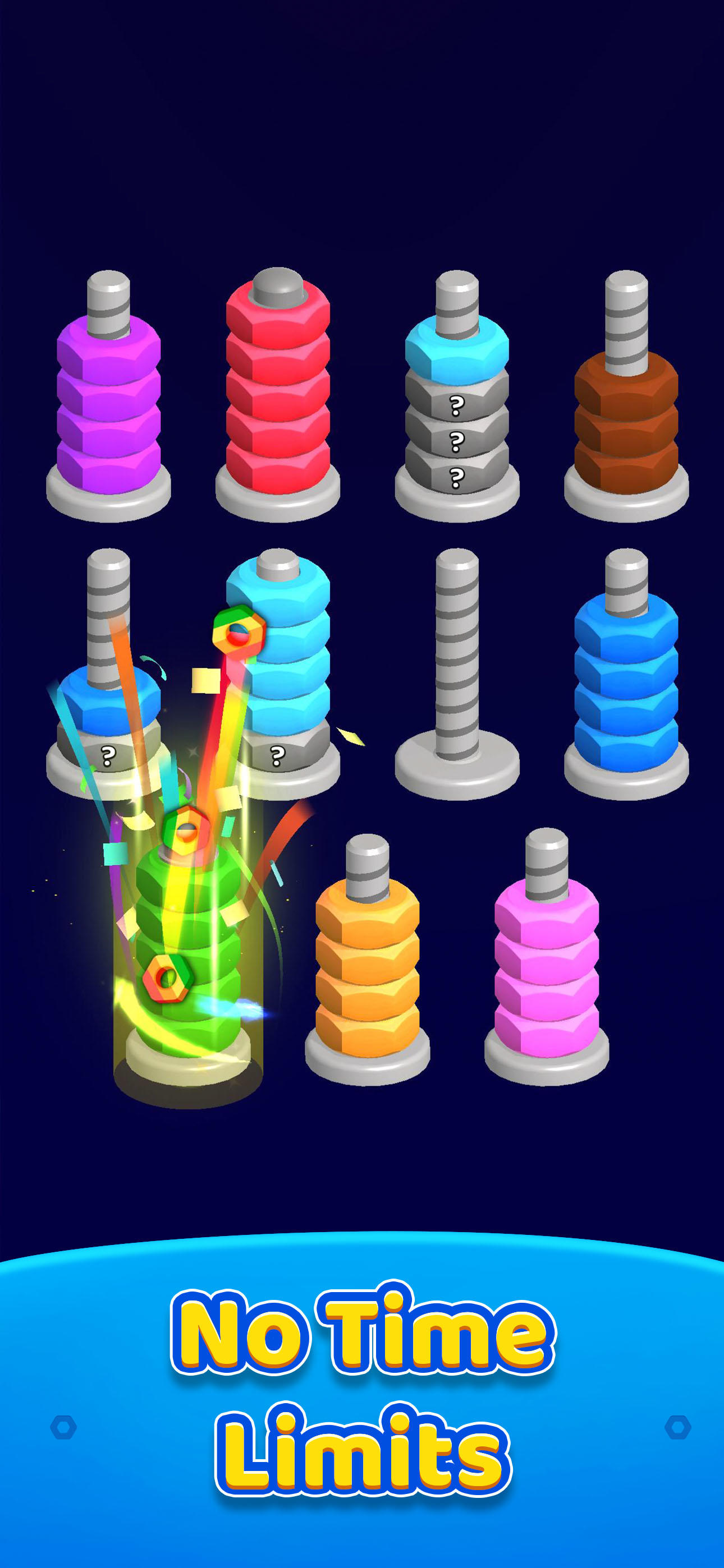 Nut Sort - Color Match Game Screenshot