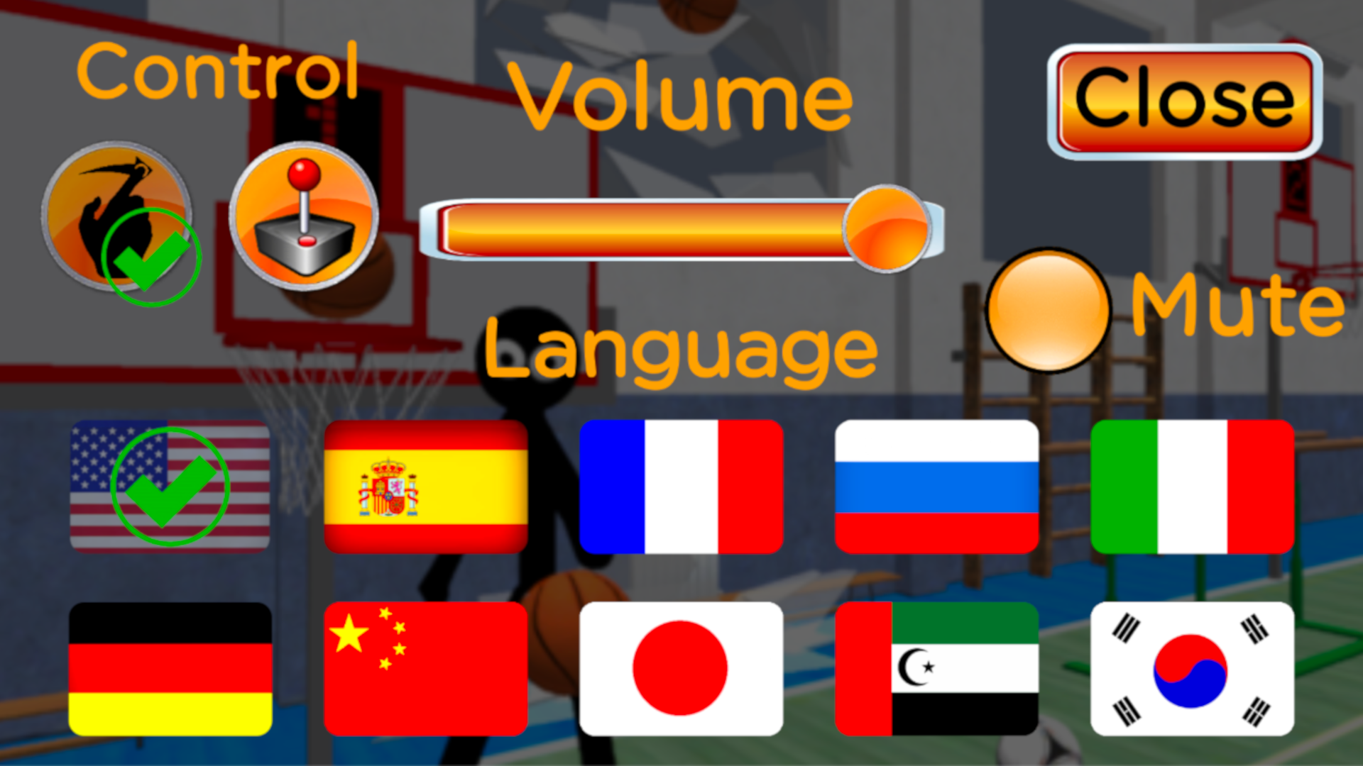 Stickman Teacher. Basketball Basics Game Screenshot