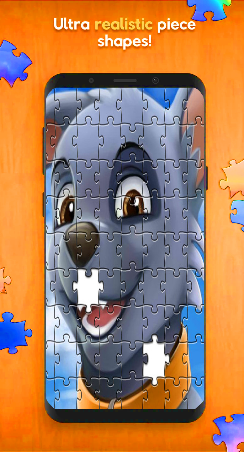 Jigsaw Puzzle Dog Patrol Game Screenshot