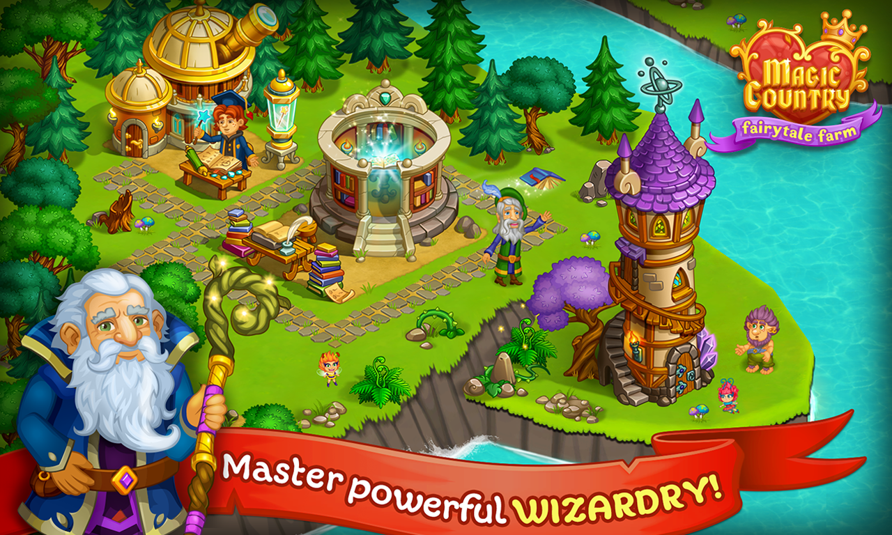 Magic City: fairy farm Game Screenshot