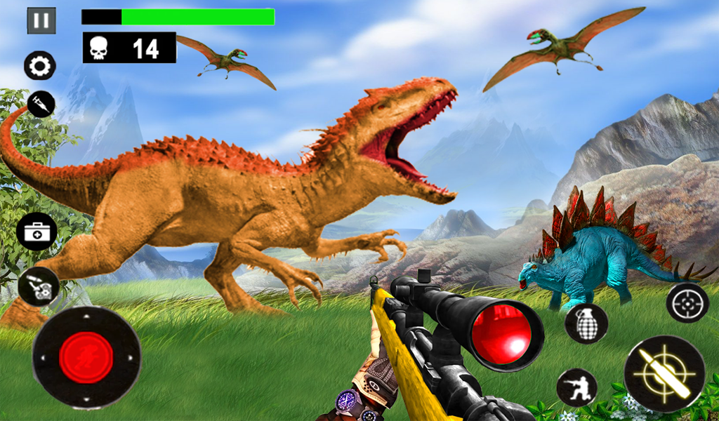 Screenshot of Real Dino Hunting Zoo Games