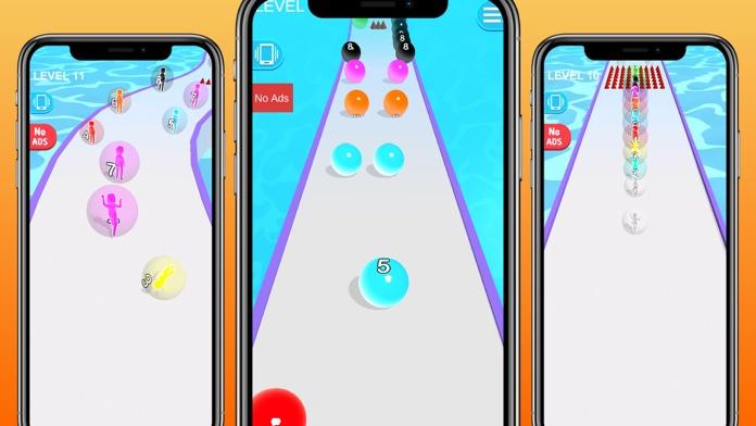 Merge Ball Race Game Screenshot