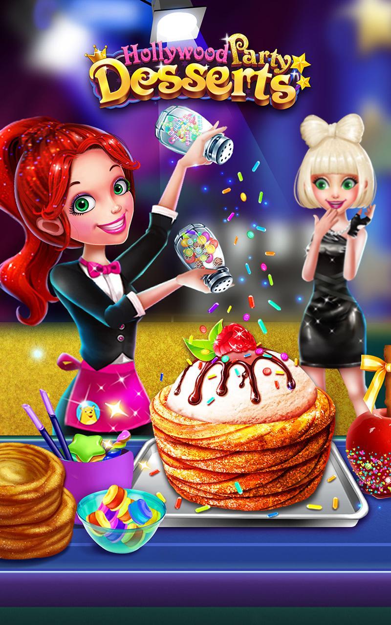 Hollywood Party Desserts Maker Game Screenshot