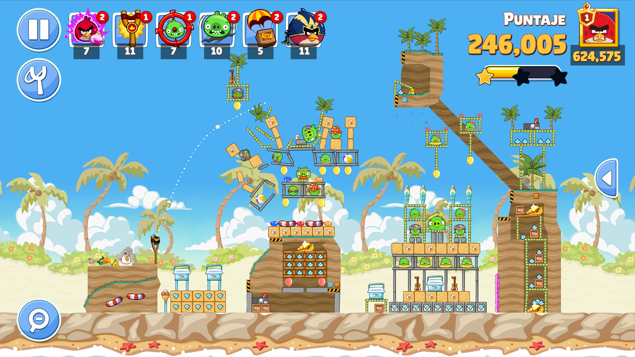 Captura de Pantalla del Juego Angry Birds Friends