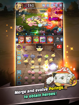 Скриншот игры RAGNAROK : Poring Merge