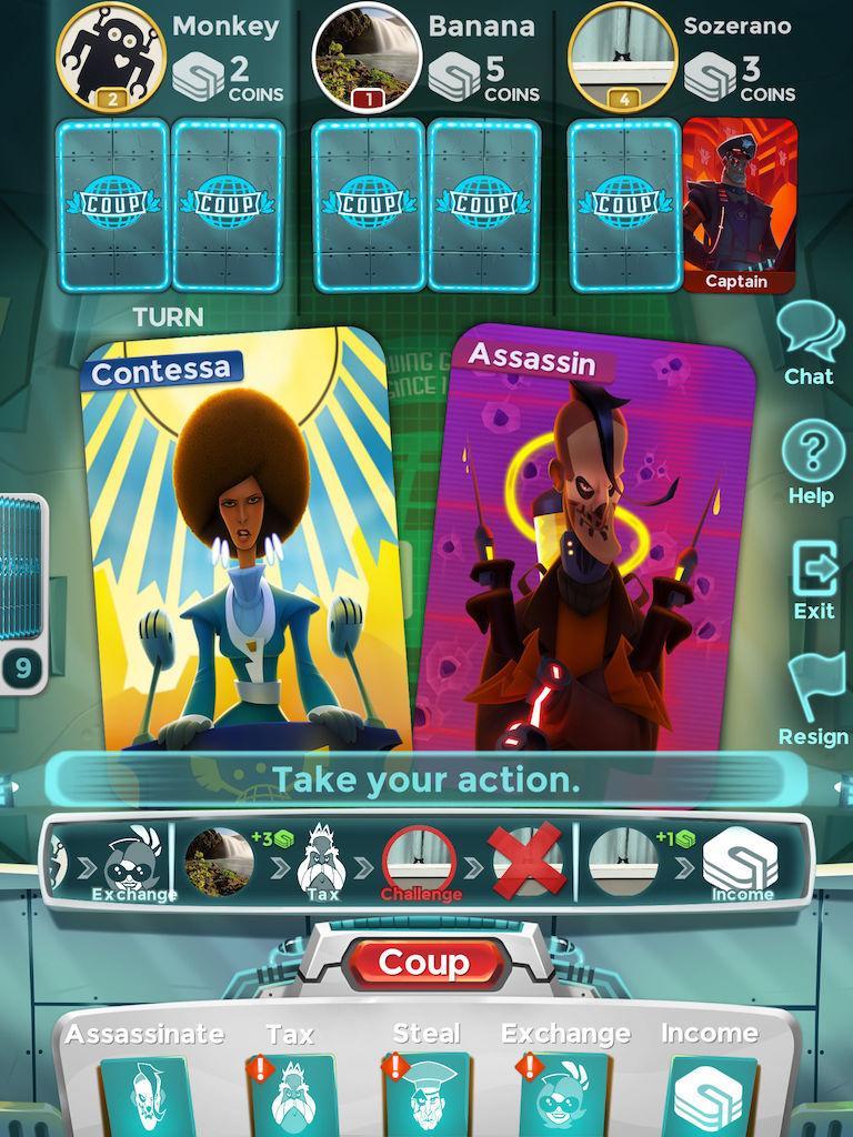 Coup Game Screenshot