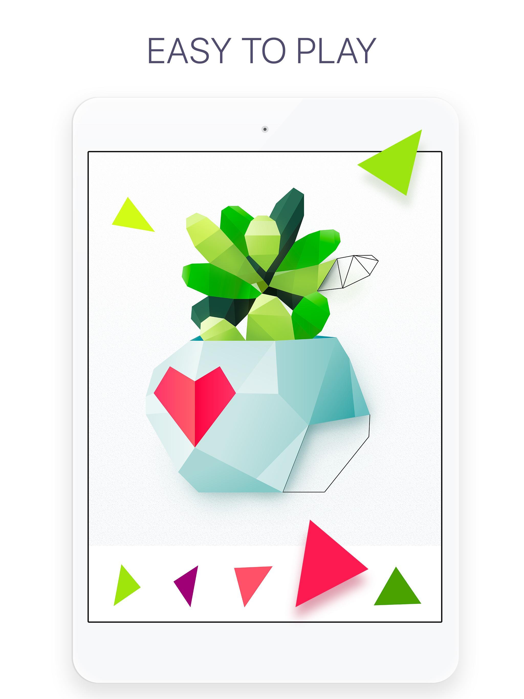 Poly - Coloring Puzzle Art Book Game Screenshot