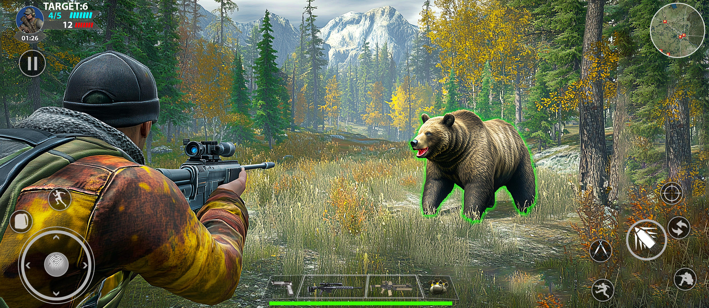 Cuplikan Layar Game Deer Hunt Gun Games Offline