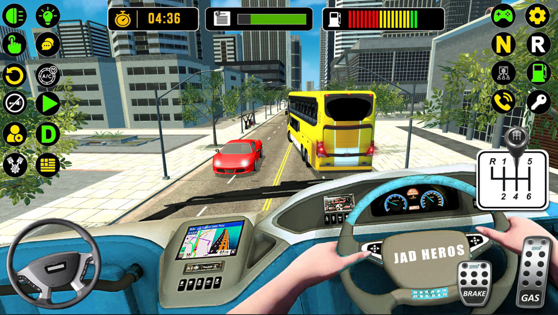 Euro Bus Driving Simulator bus Game Screenshot