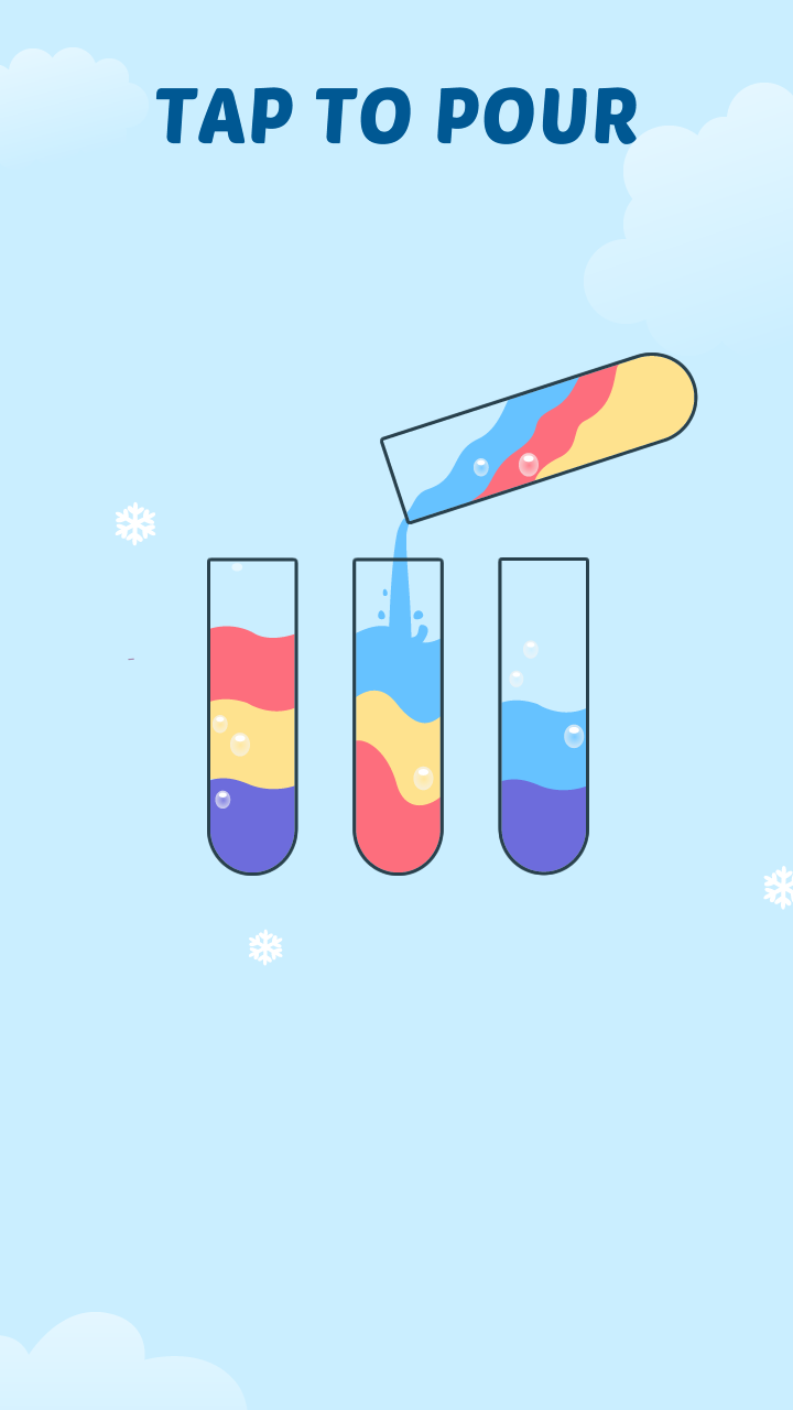 Water Sort - Sort Color Puzzle Game Screenshot