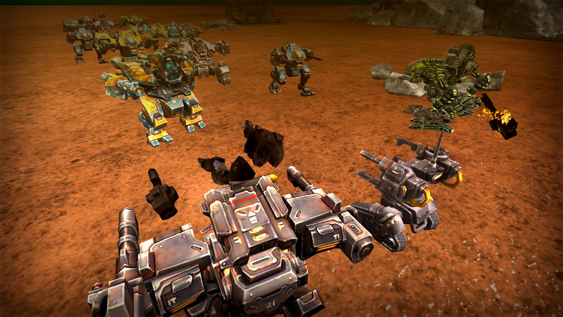 Screenshot of Mech Battle Simulator