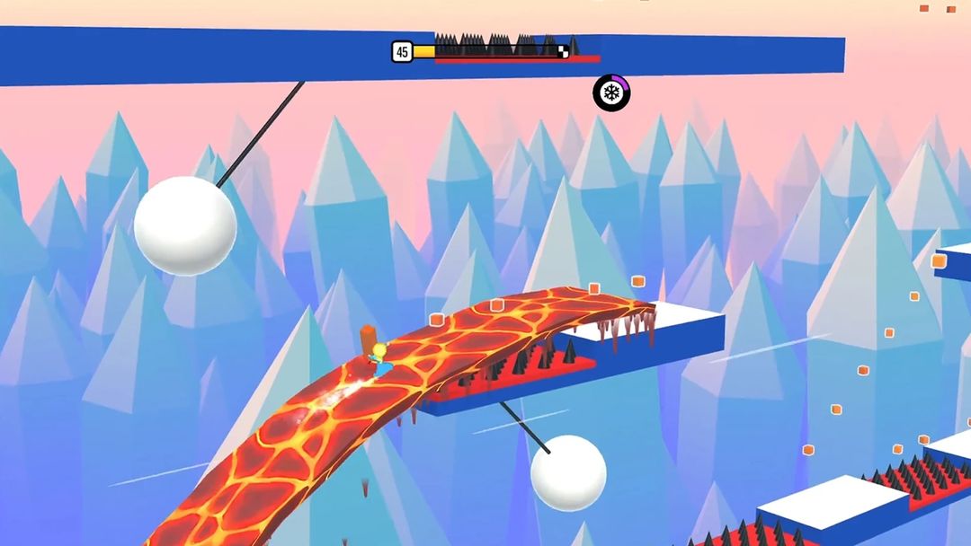 Screenshot of Freeze Rider - Frozen Slides