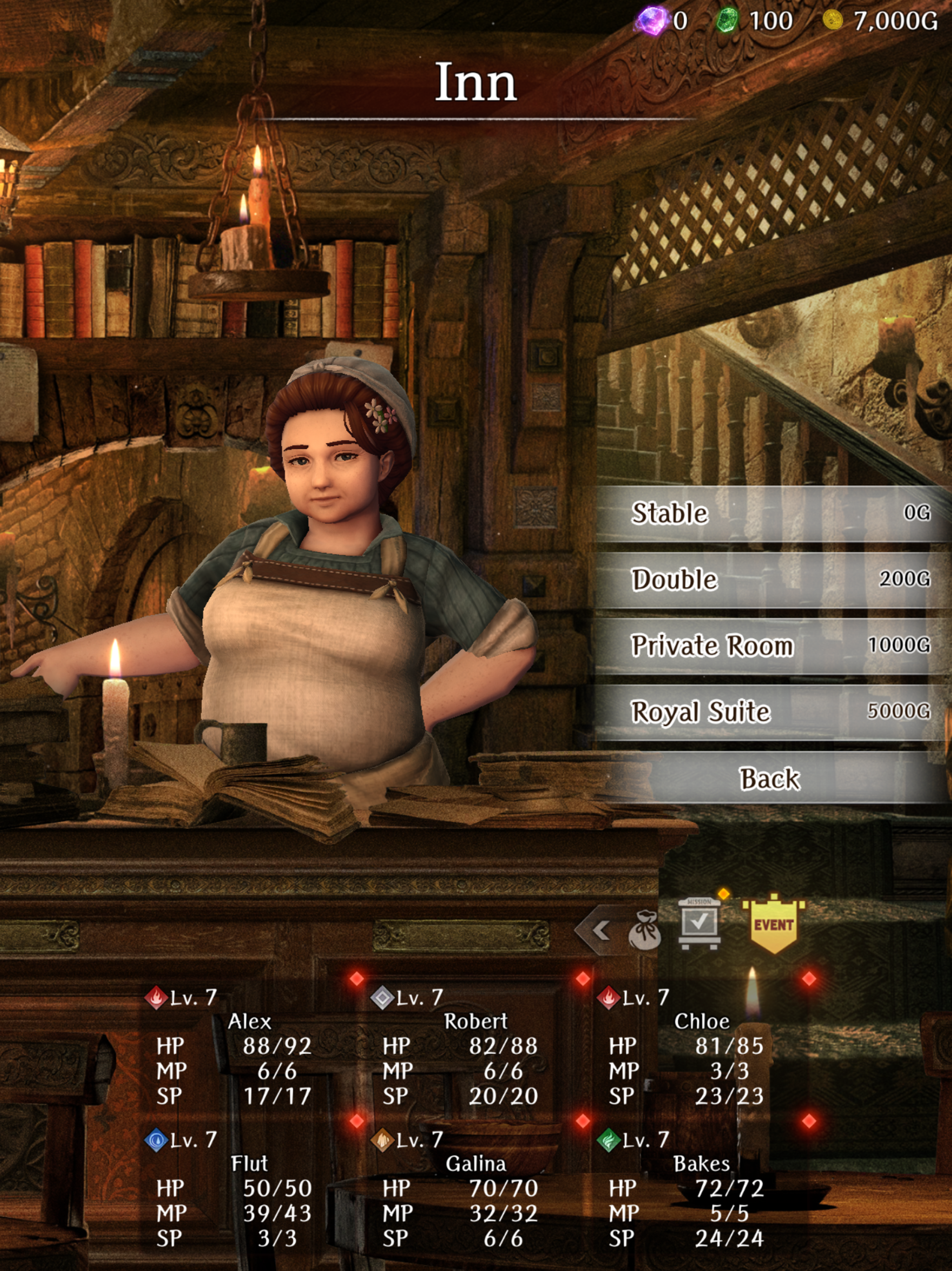 Wizardry Variants Daphne 게임 스크린샷